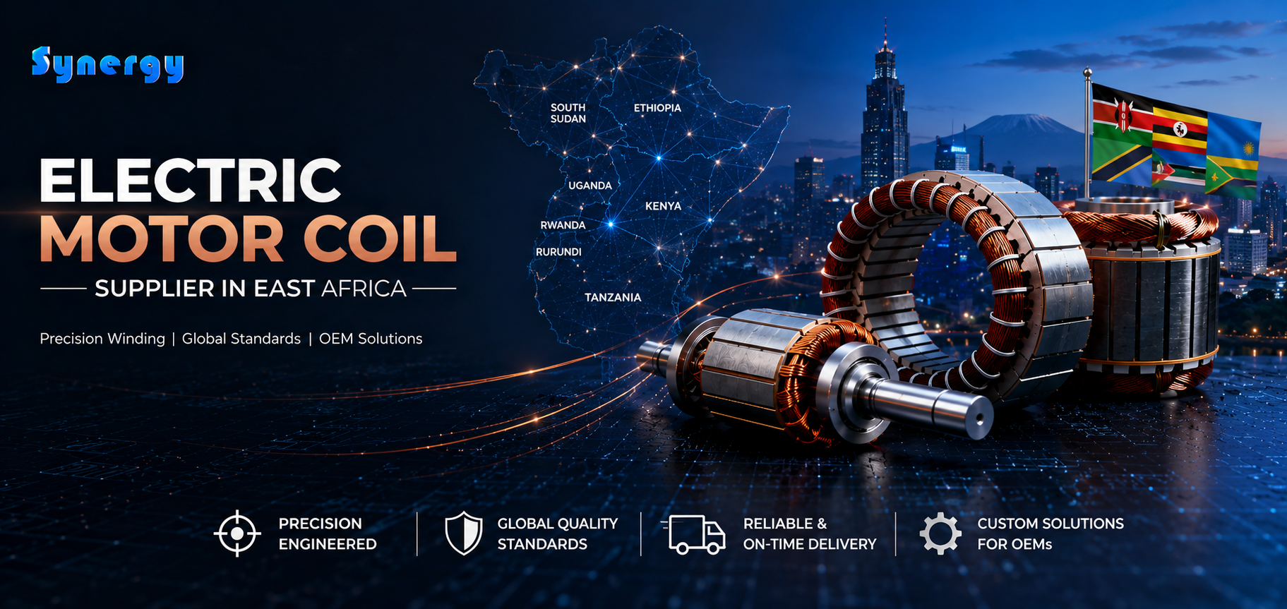 Electric Motor Coil Supplier In East Africa