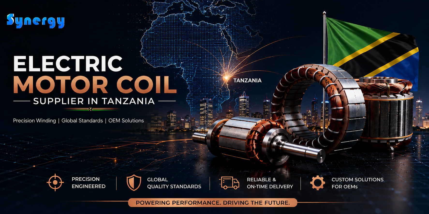 Electric Motor Coil Supplier In Tanzania