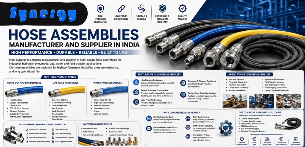 Hose Assemblies Manufacturer and Supplier in India