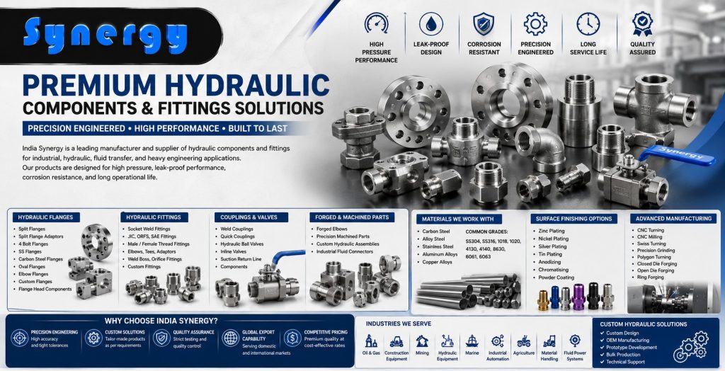 Hydraulic Components & Fittings Manufacturer in India