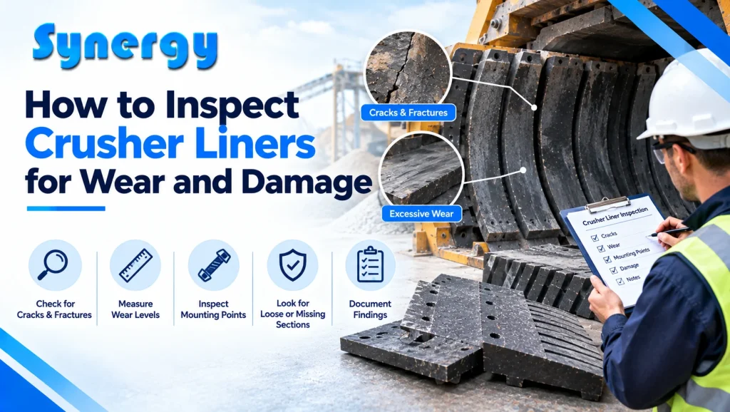 How to Inspect Crusher Liners for Wear and Damage