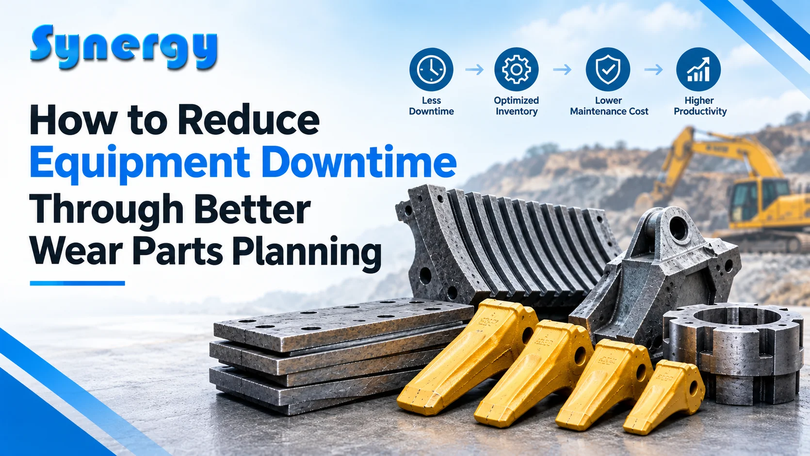 How to Reduce Equipment Downtime Through Better Wear Parts Planning